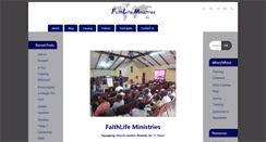 Desktop Screenshot of faithlifeministries.net