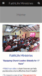 Mobile Screenshot of faithlifeministries.net