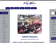 Tablet Screenshot of faithlifeministries.net